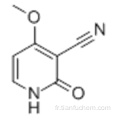 4-méthoxy-2-oxo-1,2-dihydro-pyridine-3-carbonitrile CAS 21642-98-8